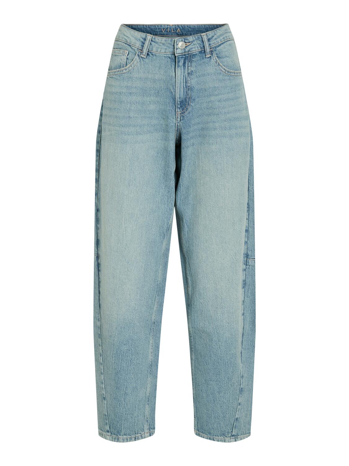 Vibrook 7/8 barrel jeans - Light Blue Denim